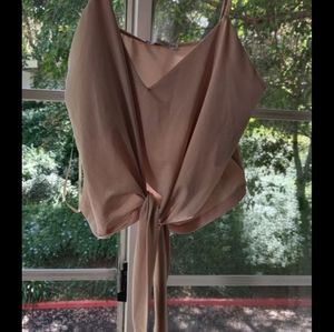 Zara Cropped Formal Tang Top